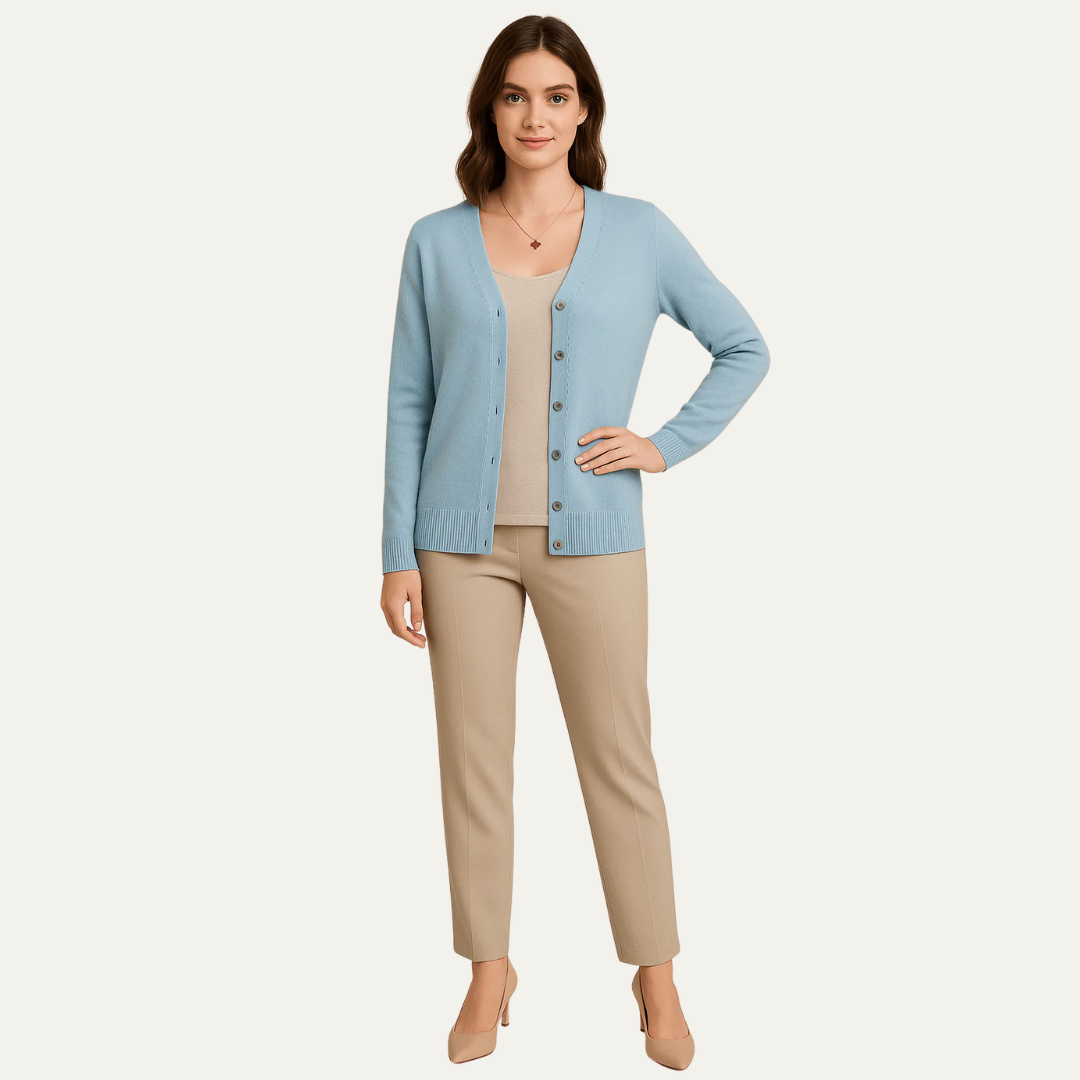 Gilet Femme Élégant à Boutons - PanierRoyale