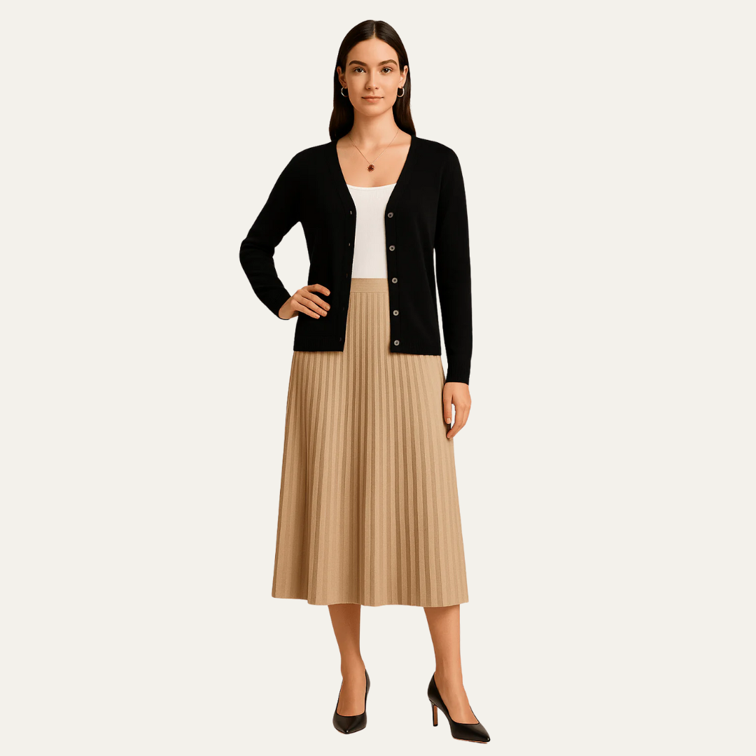 VogeLuxe | Gilet classique boutonné pour femme 1