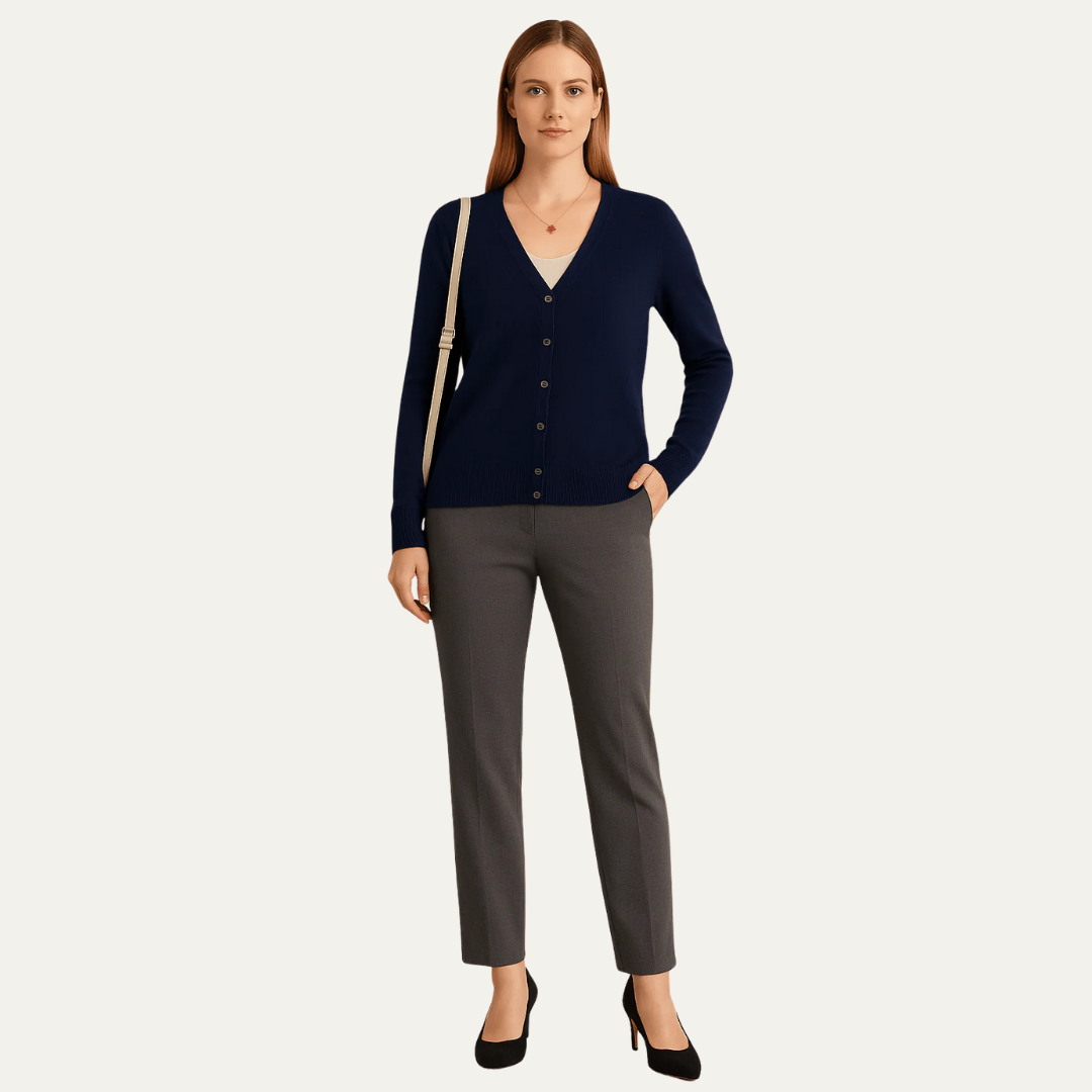 Gilet Femme Élégant à Boutons