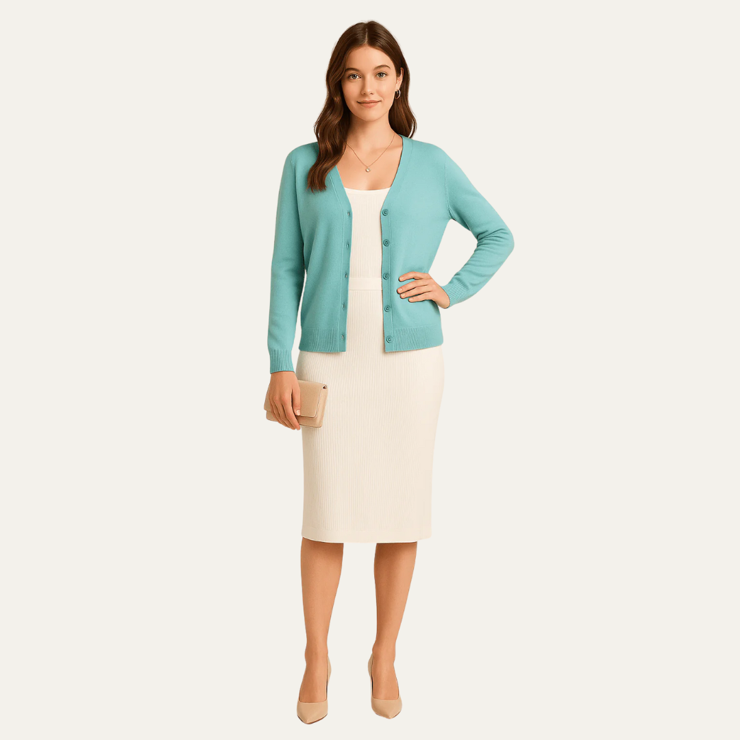 VogeLuxe | Gilet classique boutonné pour femme 5