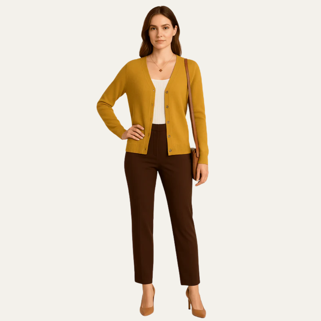 VogeLuxe | Gilet classique boutonné pour femme 6