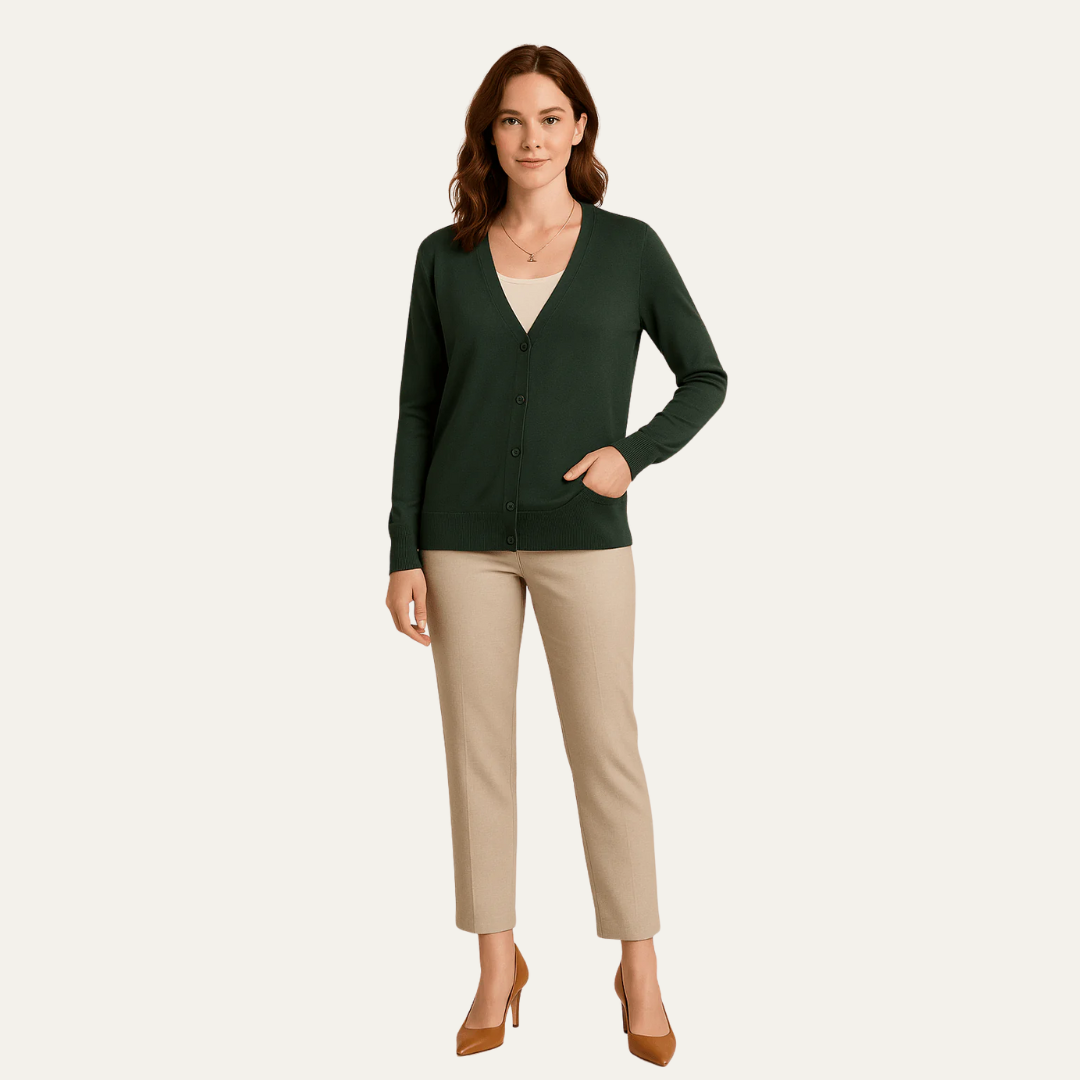 VogeLuxe | Gilet classique boutonné pour femme 7