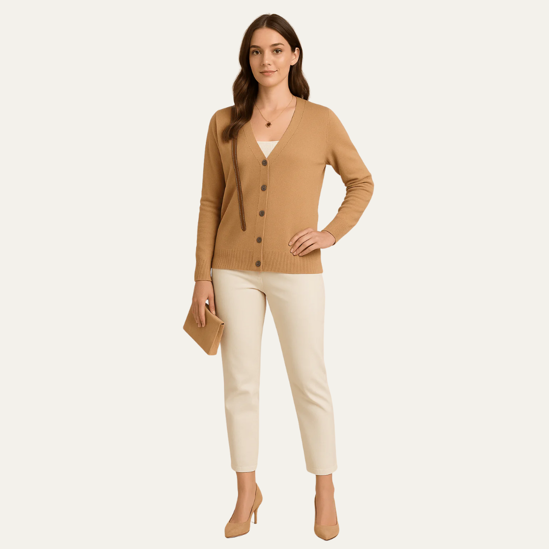 Gilet Femme Élégant à Boutons
