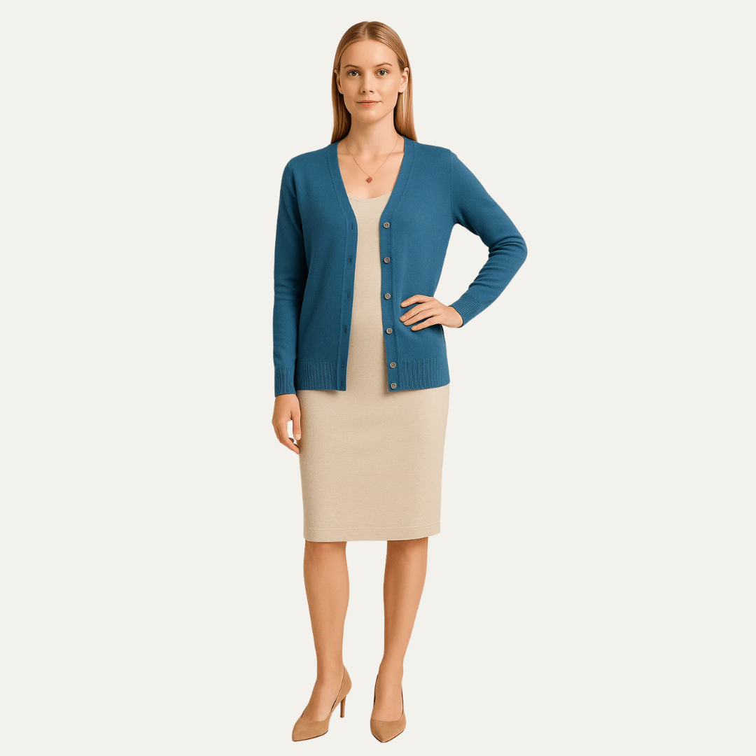 VogeLuxe | Gilet classique boutonné pour femme 9