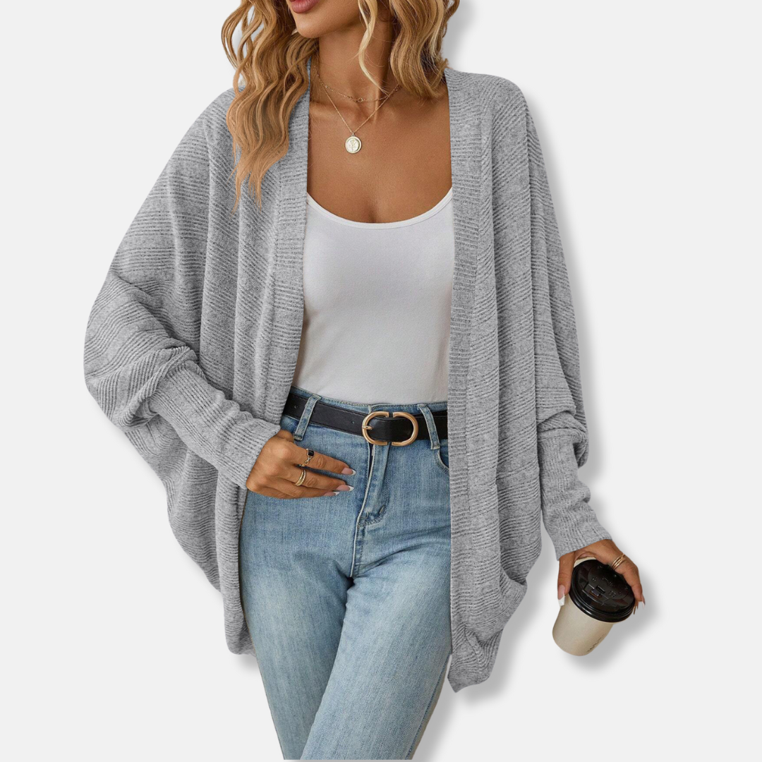Gilet femme oversize doux et confortable - PanierRoyale