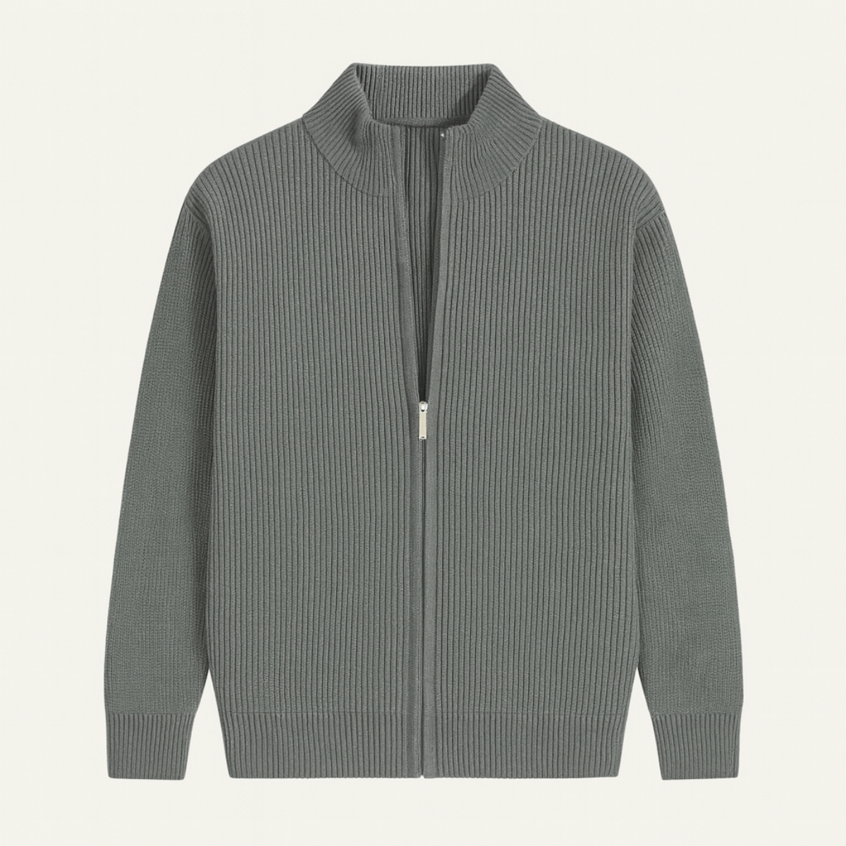 VogeLuxe | Gilet côtelé à col montant pour homme 1