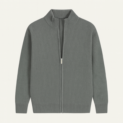 VogeLuxe | Gilet côtelé à col montant pour homme 1
