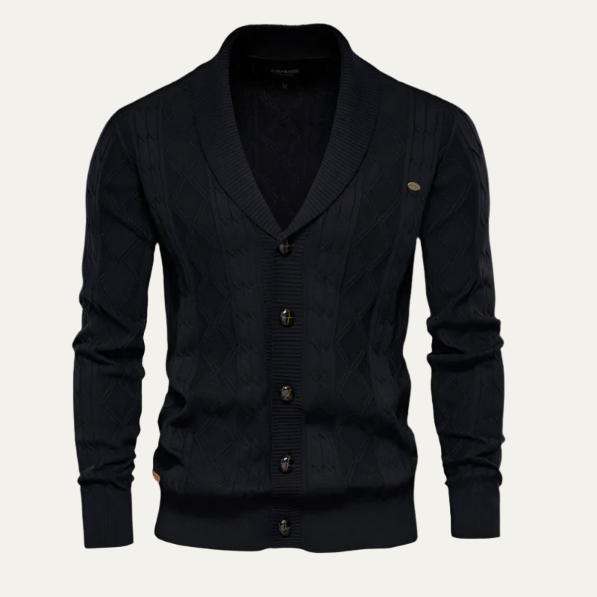VogeLuxe | Gilet élégant en maille torsadée pour homme 3