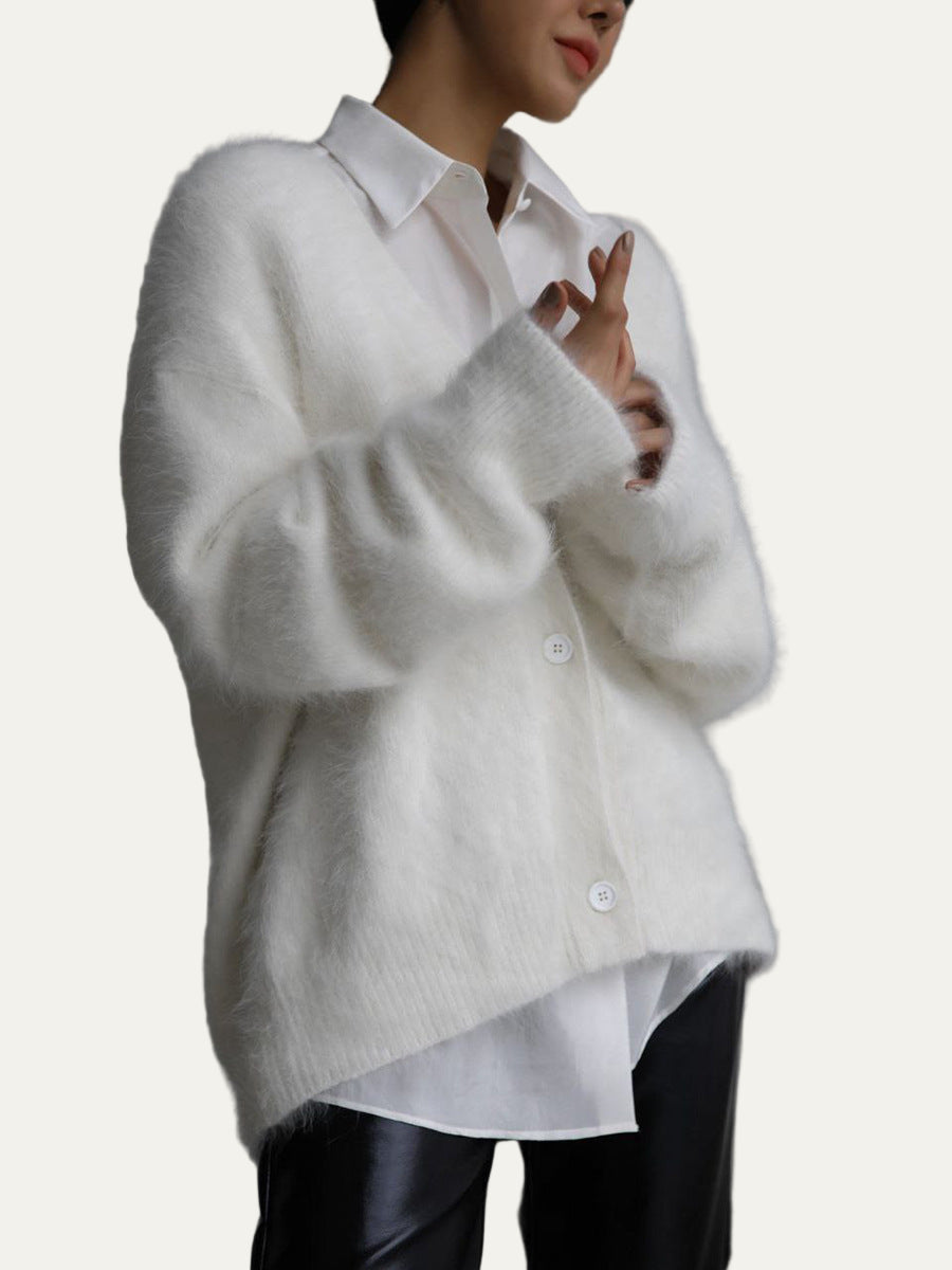 VogeLuxe | Gilet en grosse maille confortable pour femme 3