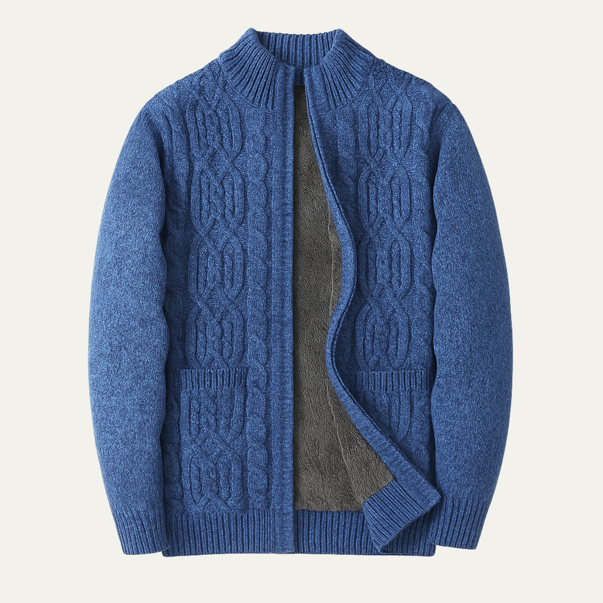 VogeLuxe | Gilet en laine doublé sherpa pour homme 0
