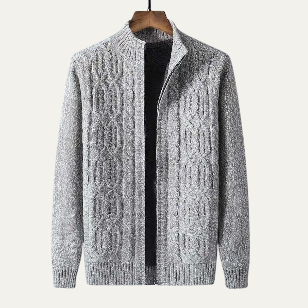 VogeLuxe | Gilet en laine doublé sherpa pour homme 6