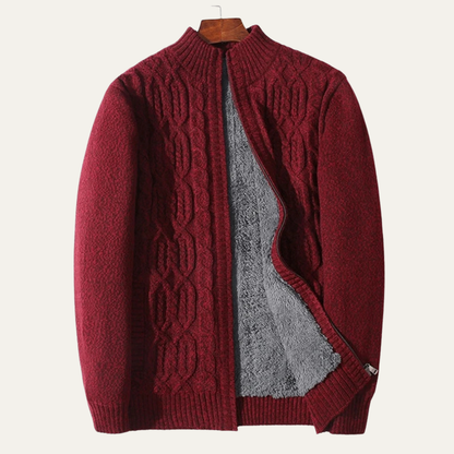 VogeLuxe | Gilet en laine doublé sherpa pour homme 8