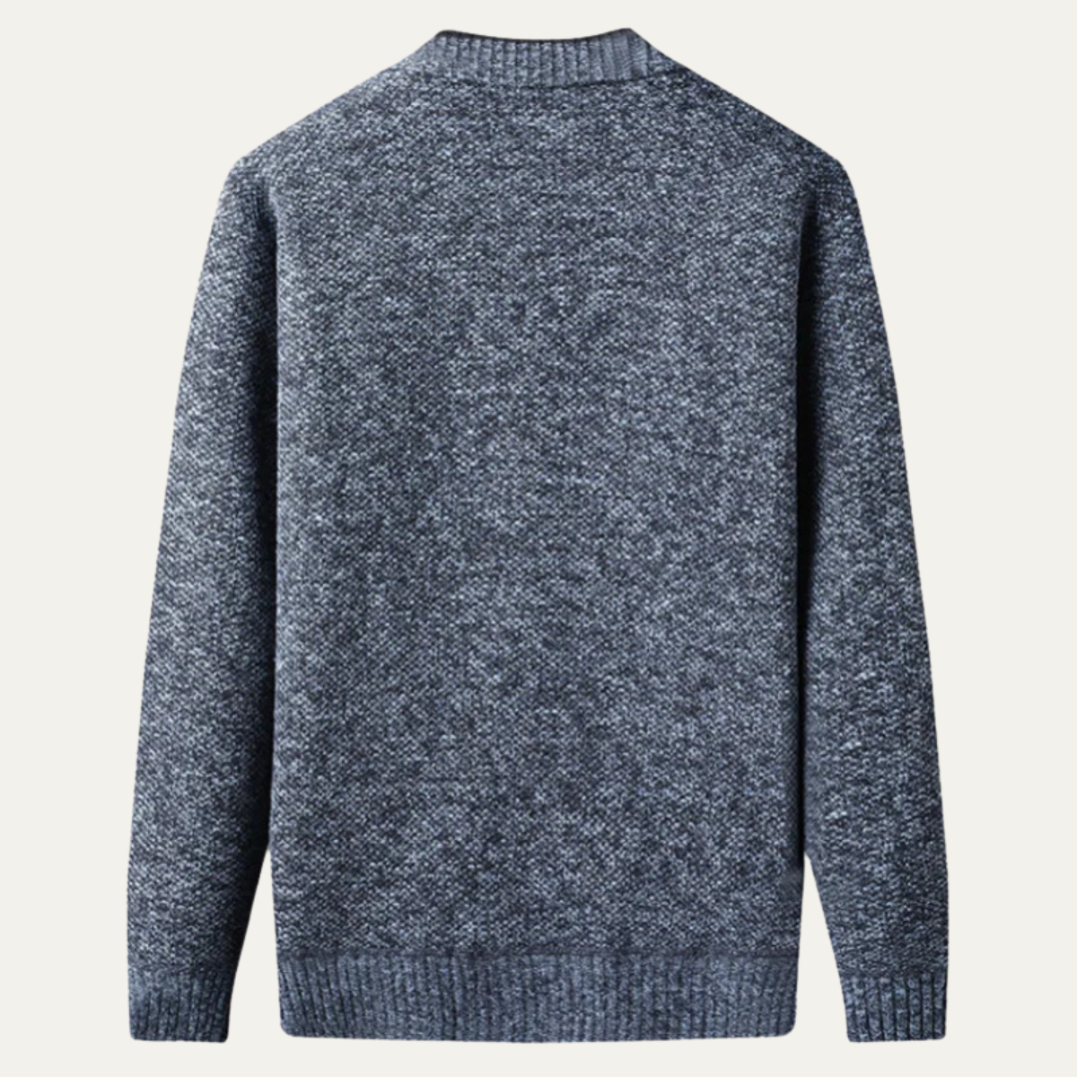 VogeLuxe | Gilet en maille à carreaux chinée pour homme 1