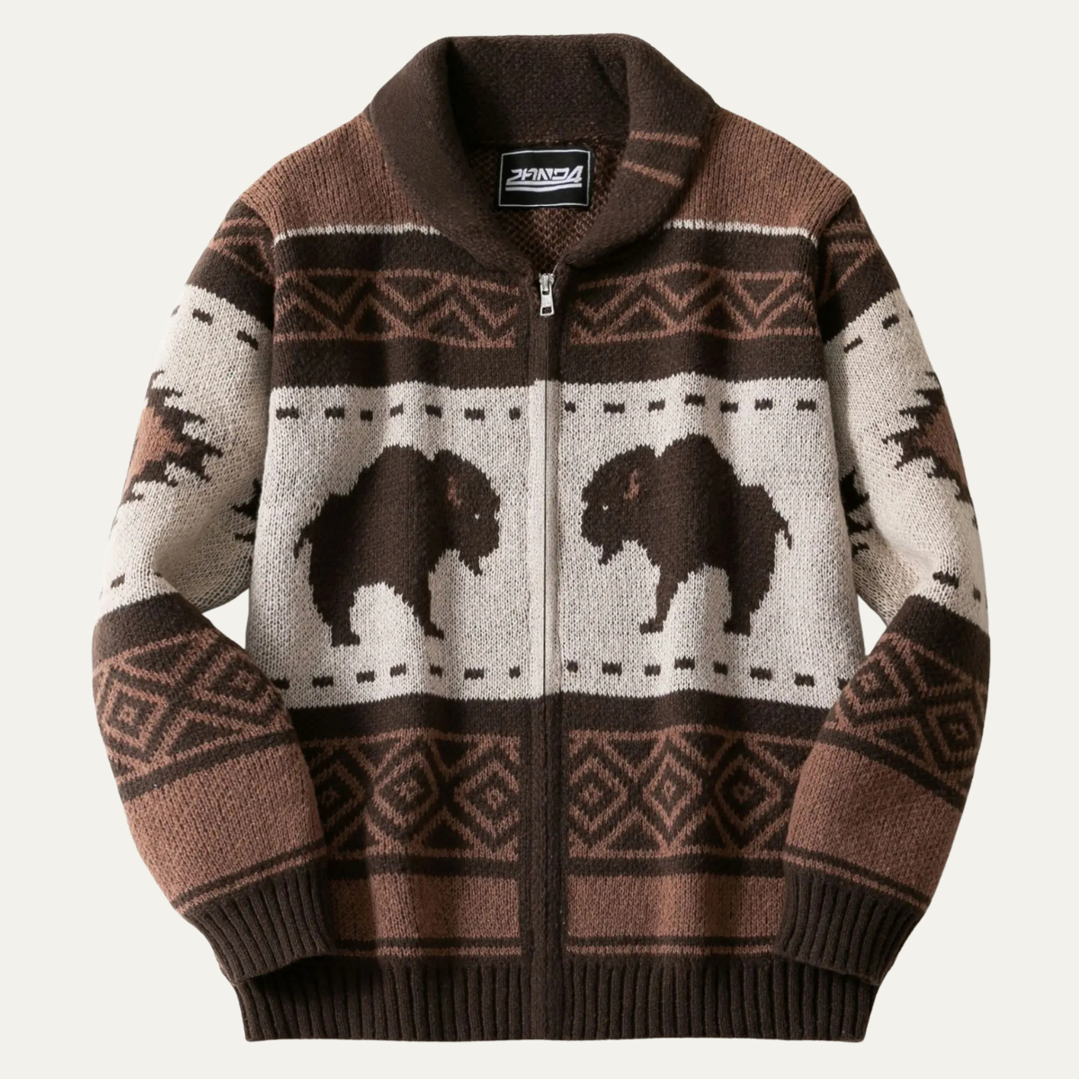 VogeLuxe | Gilet en maille à col châle pour homme 0