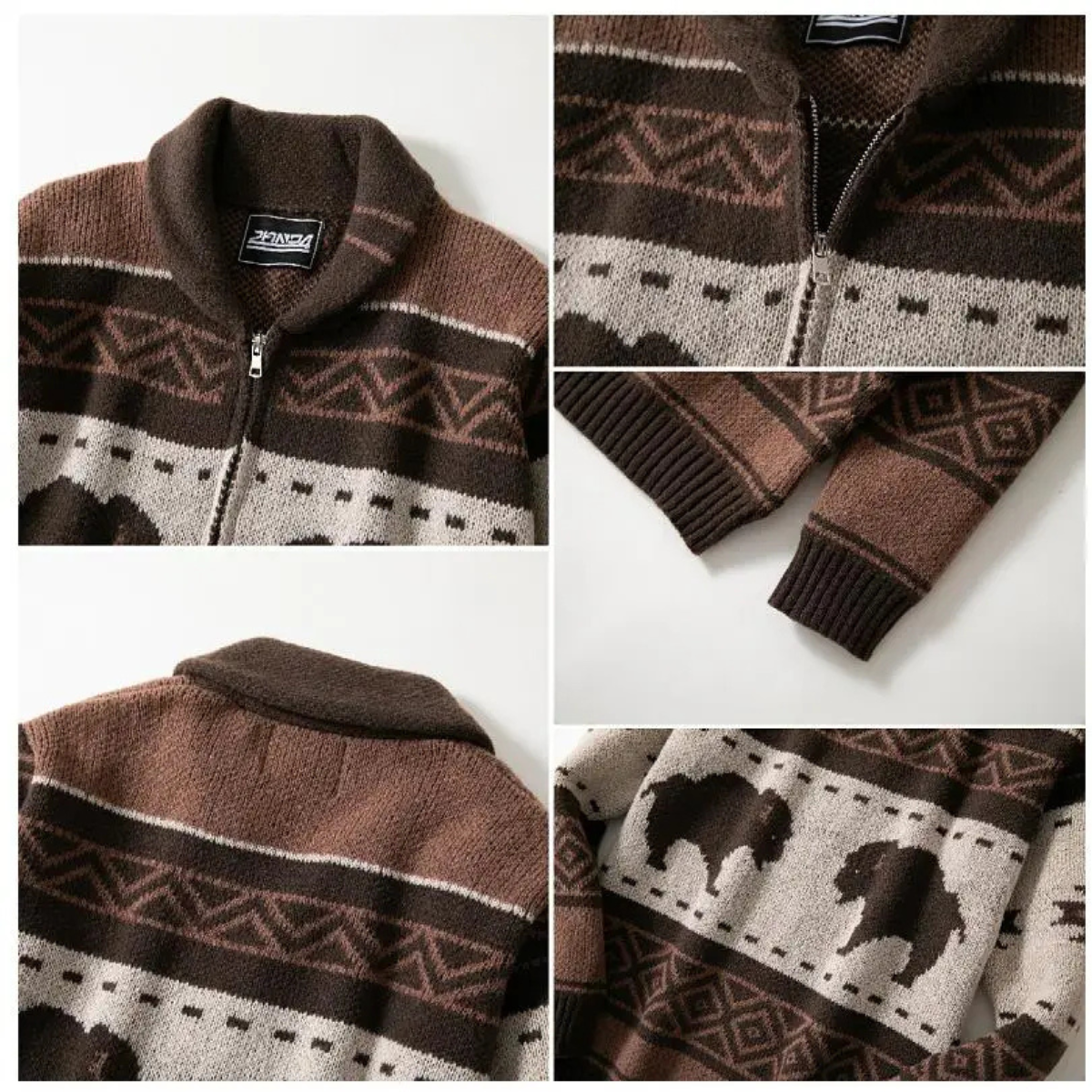 VogeLuxe | Gilet en maille à col châle pour homme 5