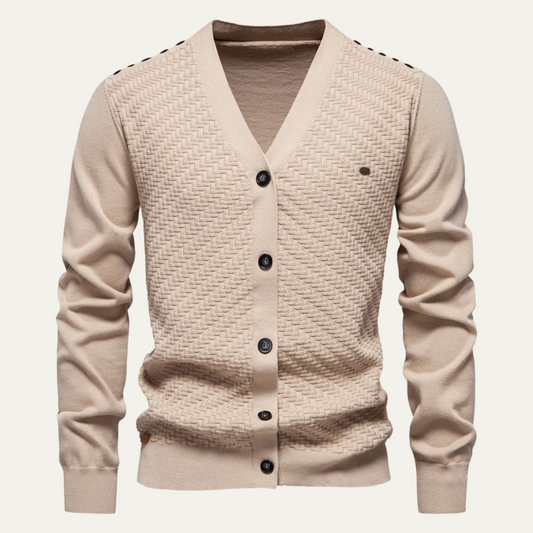 VogeLuxe | Gilet en maille à col en V pour homme 0