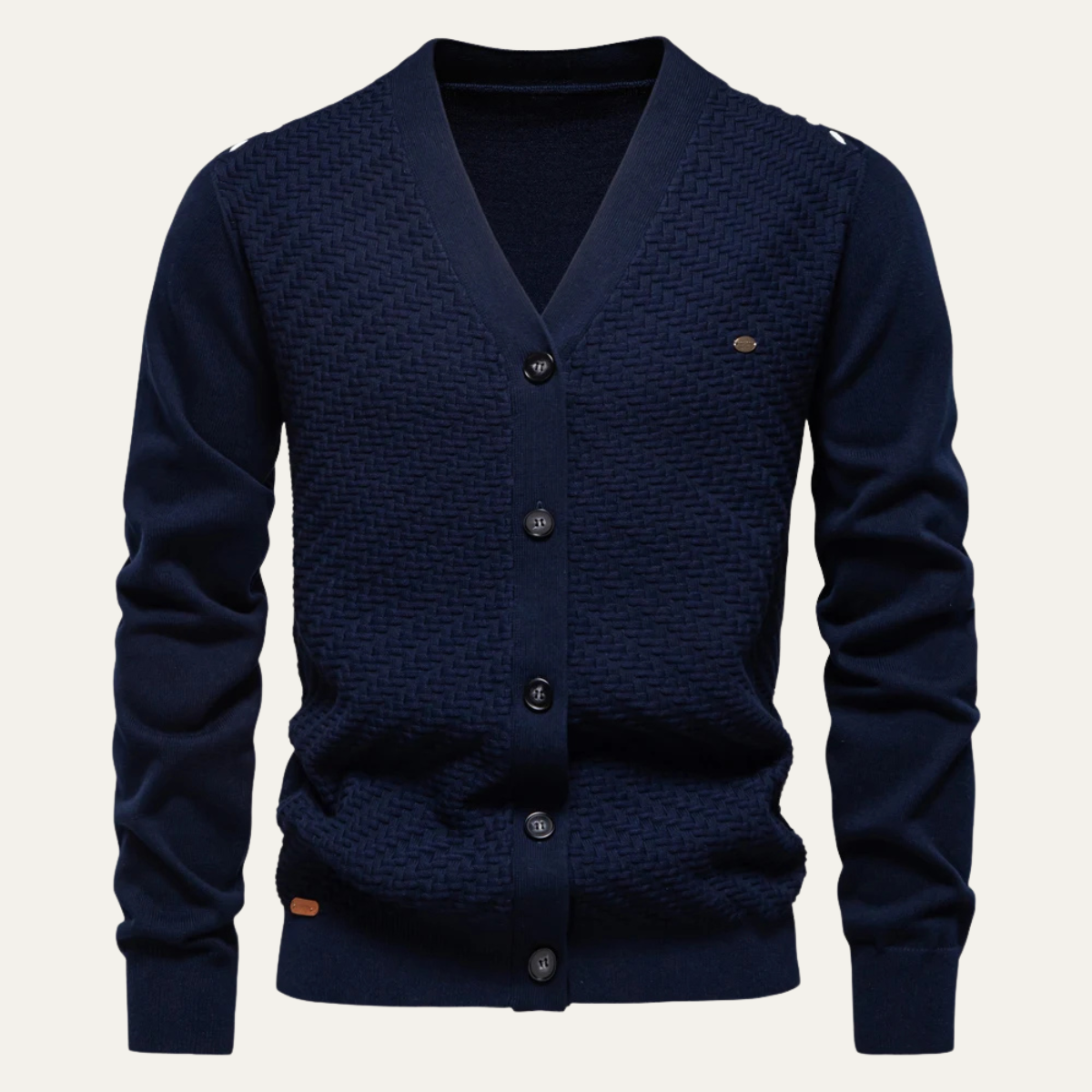 Gilet Homme Maille Col V Élégant