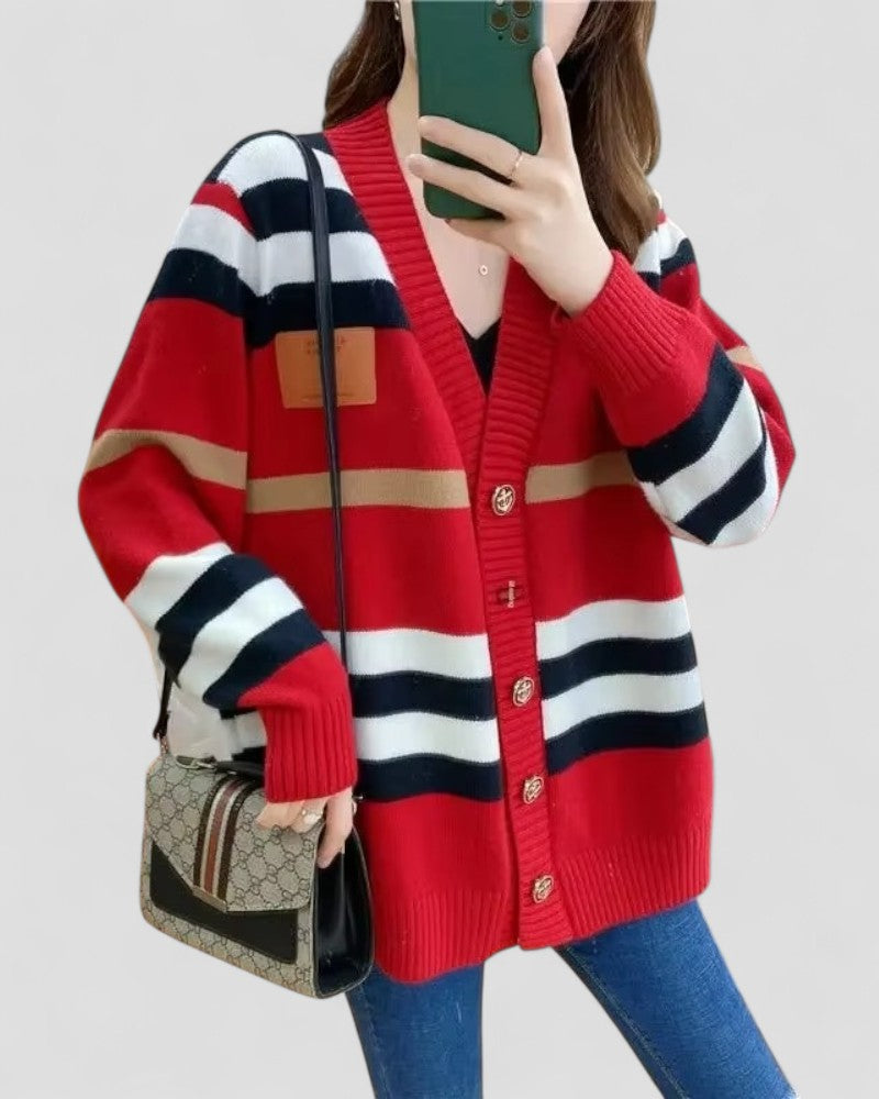 Gilet Cachemire Femme Col V Élégant