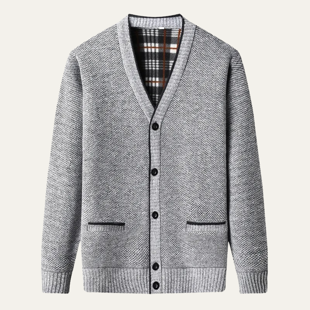 VogeLuxe | Gilet en maille coupe ajustée pour homme 3