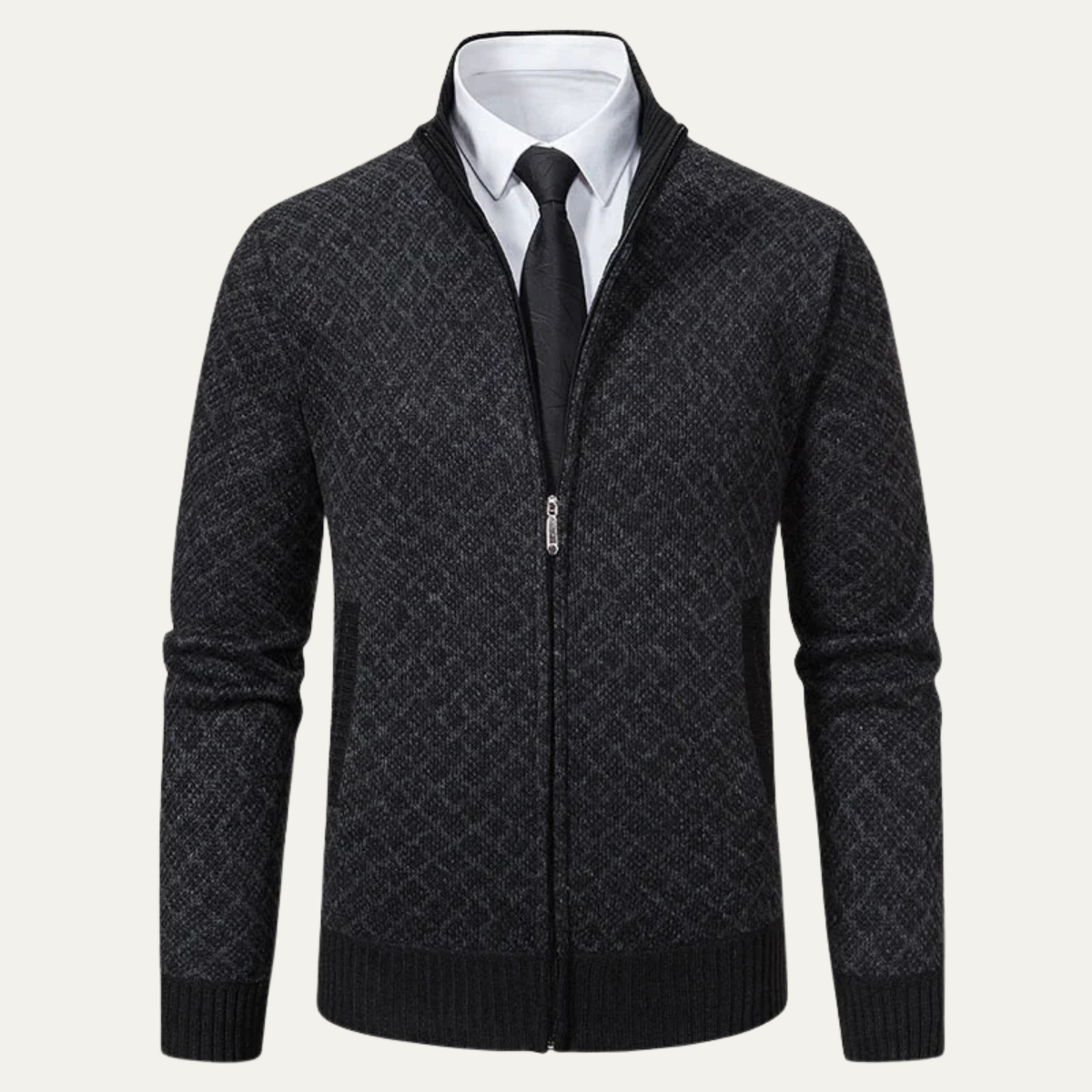 VogeLuxe | Gilet en maille géométrique pour homme 0