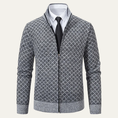 VogeLuxe | Gilet en maille géométrique pour homme 2