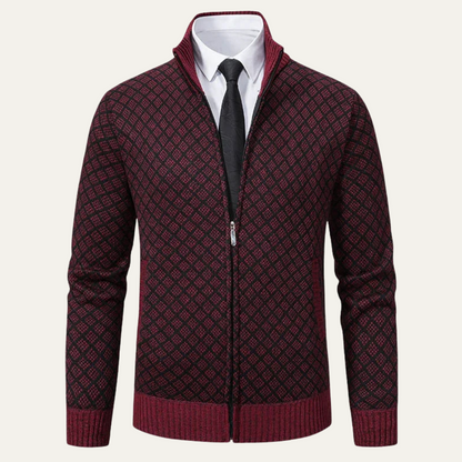 VogeLuxe | Gilet en maille géométrique pour homme 4
