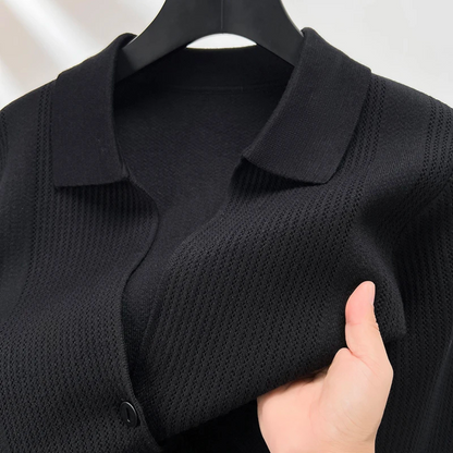 VogeLuxe | Gilet en maille pour homme avec col chemise 3