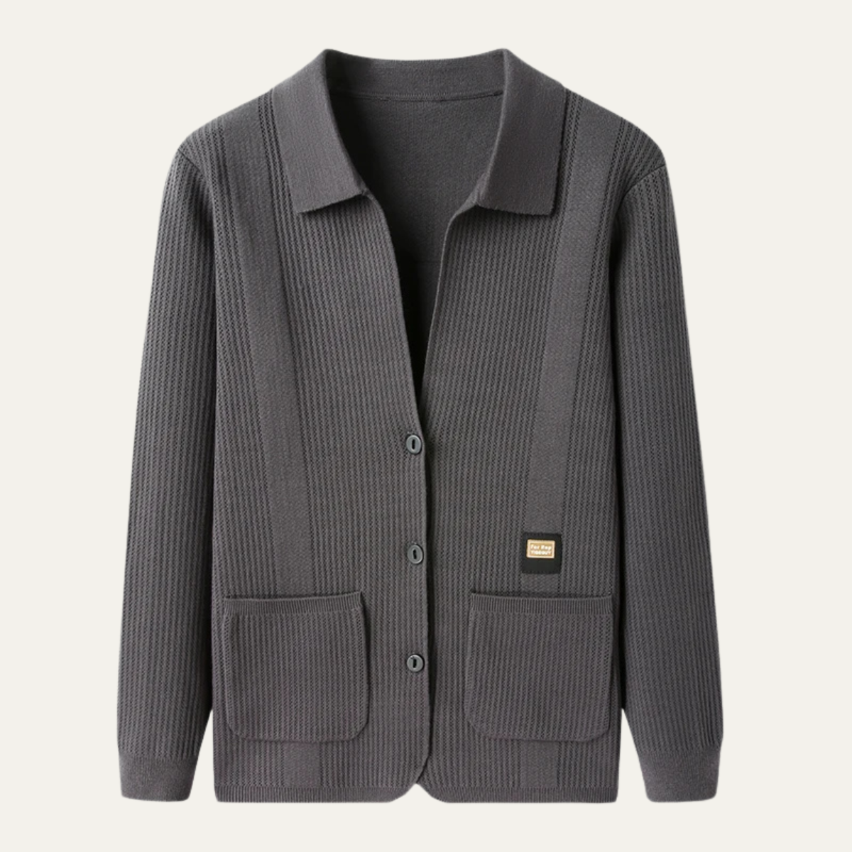 VogeLuxe | Gilet en maille pour homme avec col chemise 7