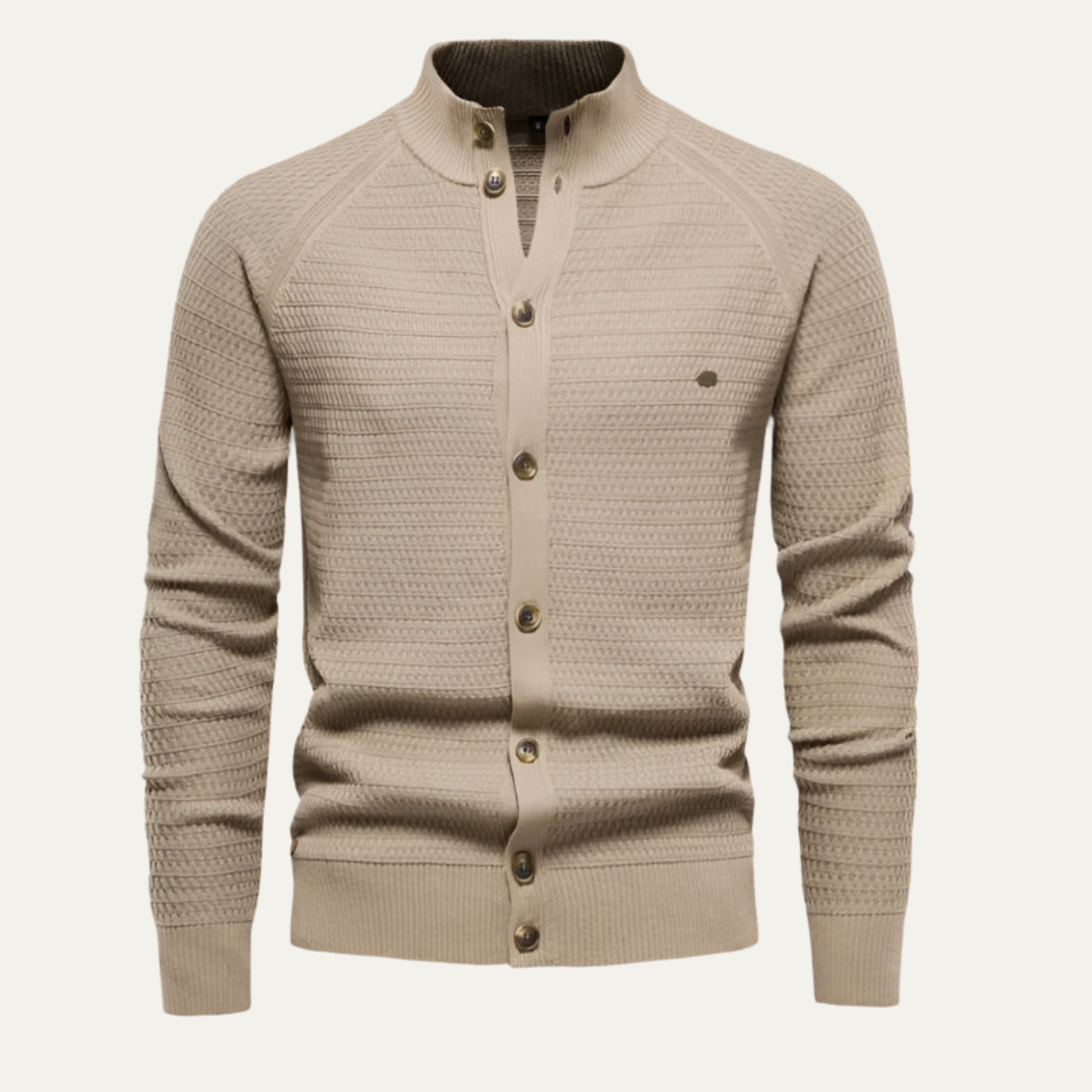 VogeLuxe | Gilet en maille texturée élégant pour homme 3