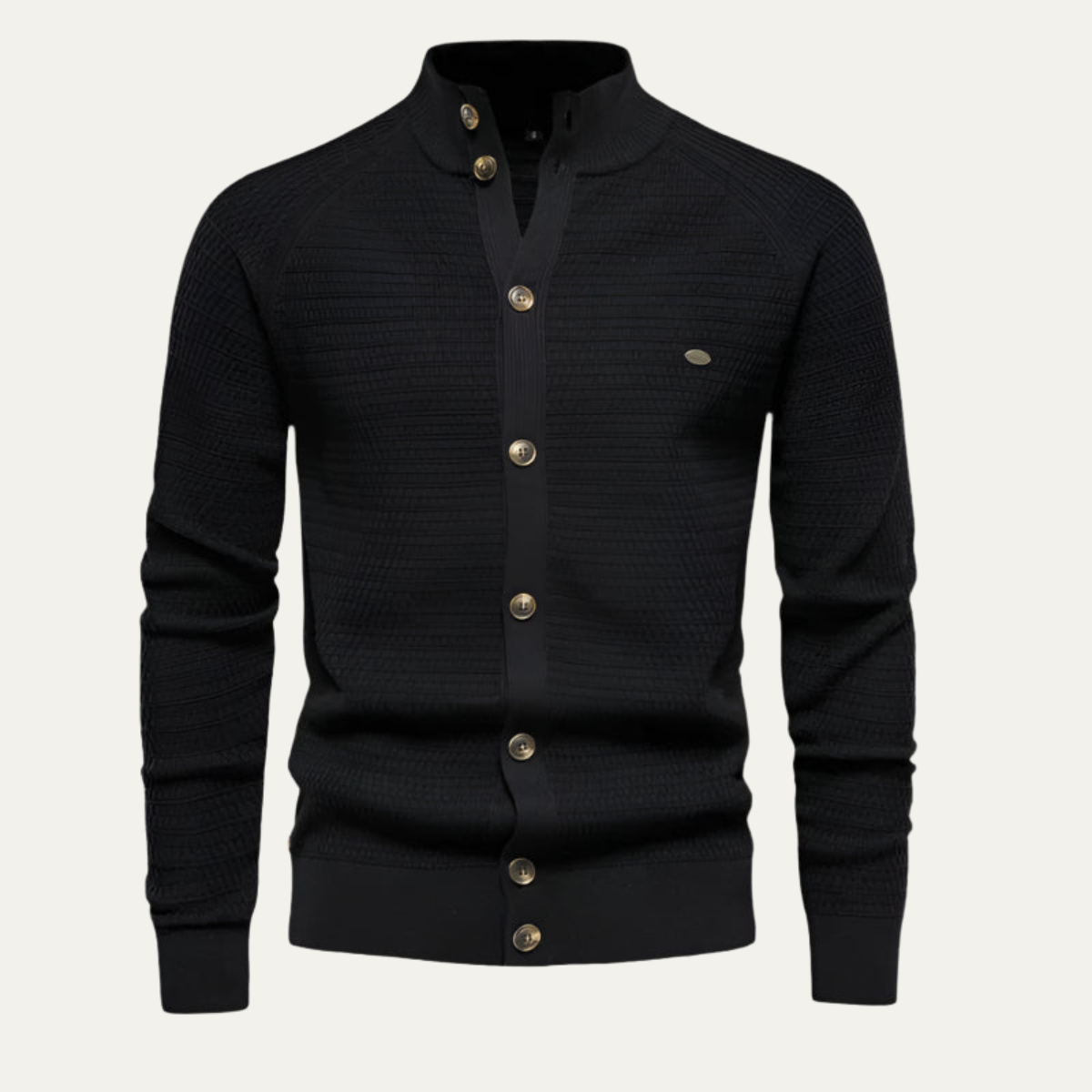 VogeLuxe | Gilet en maille texturée élégant pour homme 4
