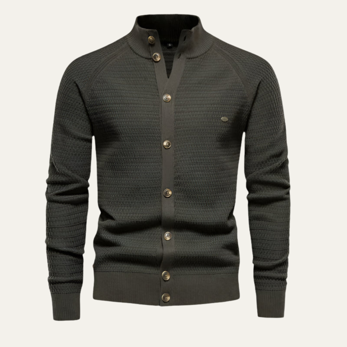 VogeLuxe | Gilet en maille texturée élégant pour homme 7