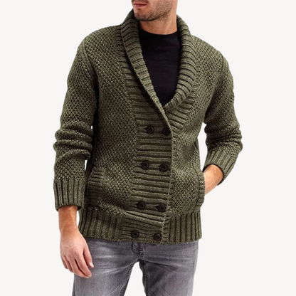 VogeLuxe | Gilet en maille texturée pour homme 2