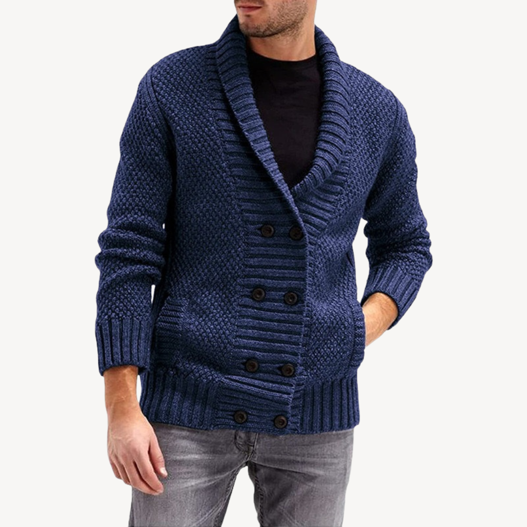 VogeLuxe | Gilet en maille texturée pour homme 6