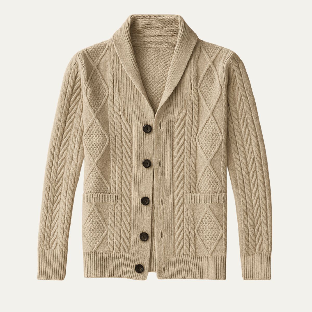 Gilet en maille épais et chaud pour homme - PanierRoyale