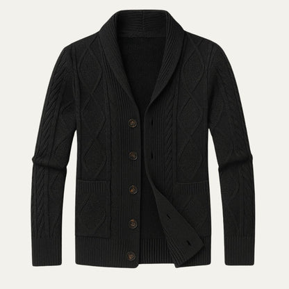 VogeLuxe | Gilet en maille torsadée confortable pour homme 3