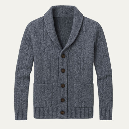 VogeLuxe | Gilet en maille torsadée confortable pour homme 7