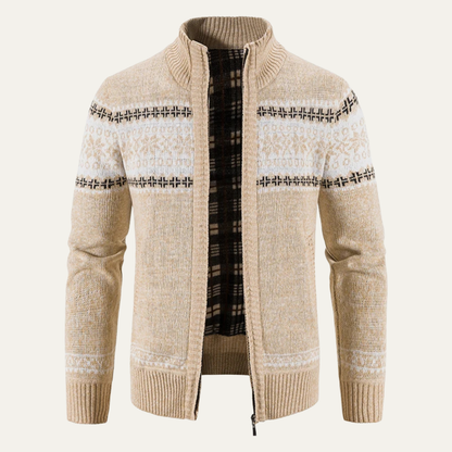 VogeLuxe | Gilet en maille torsadée épaisse pour homme 3