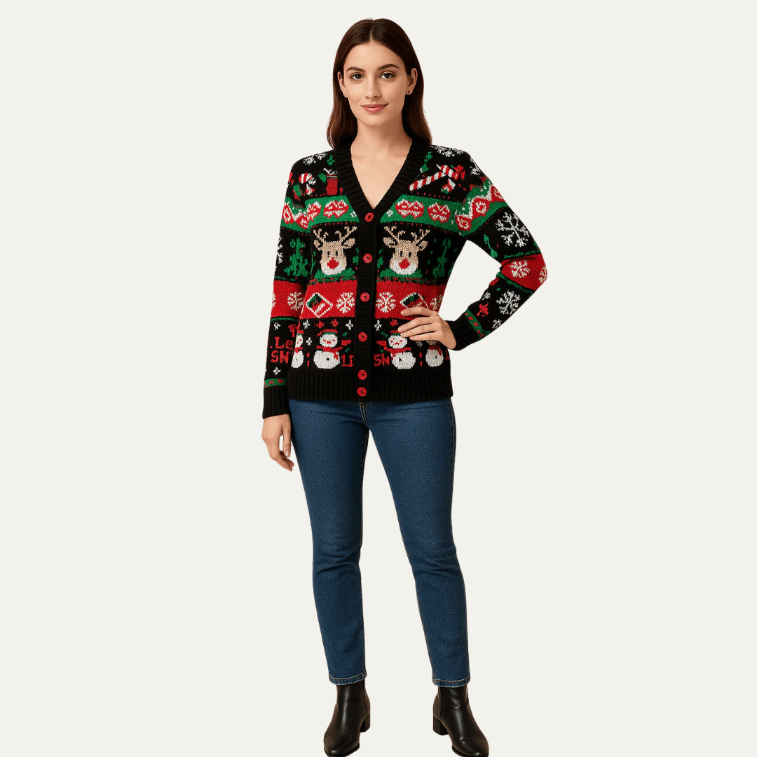 VogeLuxe | Gilet festif pour femme 1