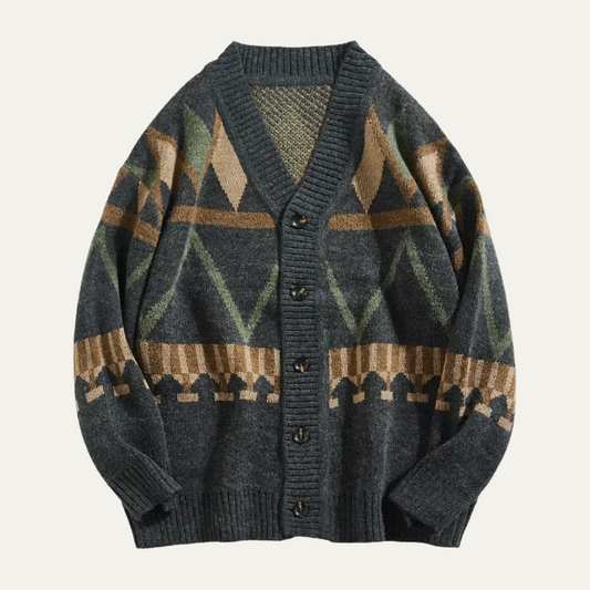 Gilet Homme Motif Géométrique Élégant - PanierRoyale