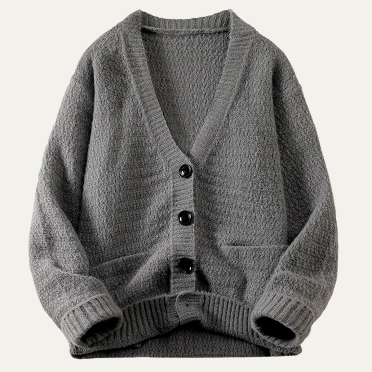 Gilet Homme Col V en Maille Élégante