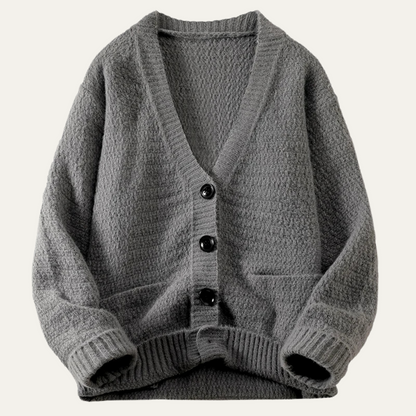 Gilet Homme Col V en Maille Élégante