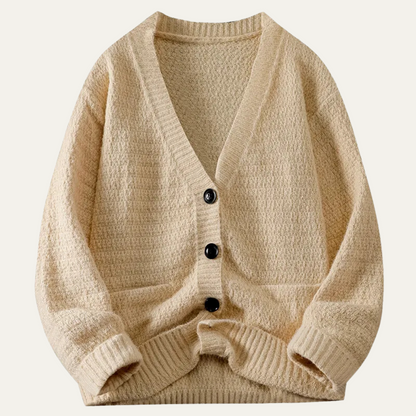VogeLuxe | Gilet homme col V en maille texturée 3