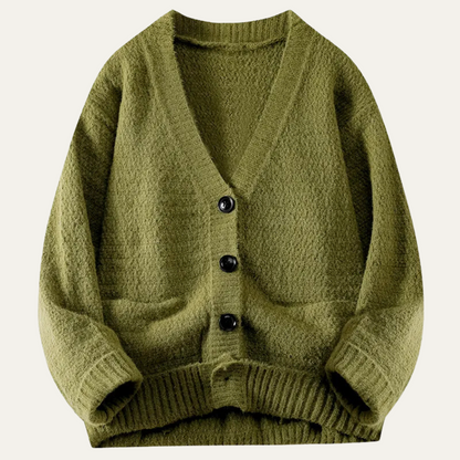 Gilet Homme Col V en Maille Élégante