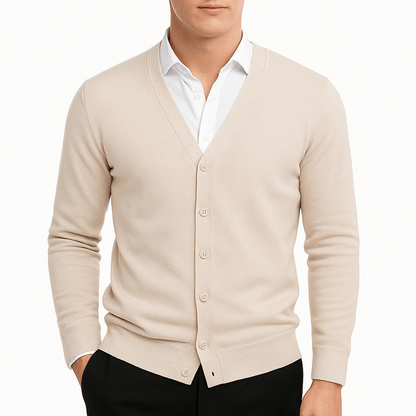 Cardigan Homme Slim Fit Col V - PanierRoyale
