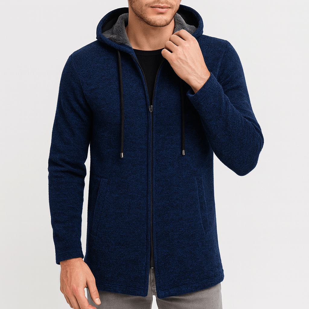 Gilet à capuche homme imperméable et chaud - PanierRoyale