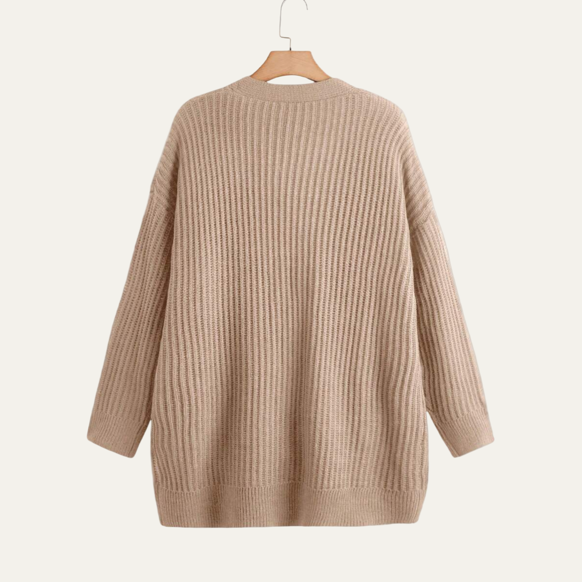 VogeLuxe | Gilet long côtelé pour femme 1