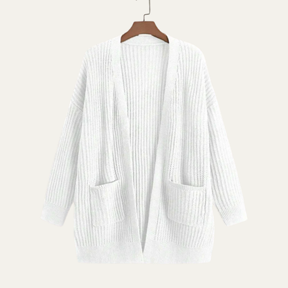 VogeLuxe | Gilet long côtelé pour femme 6