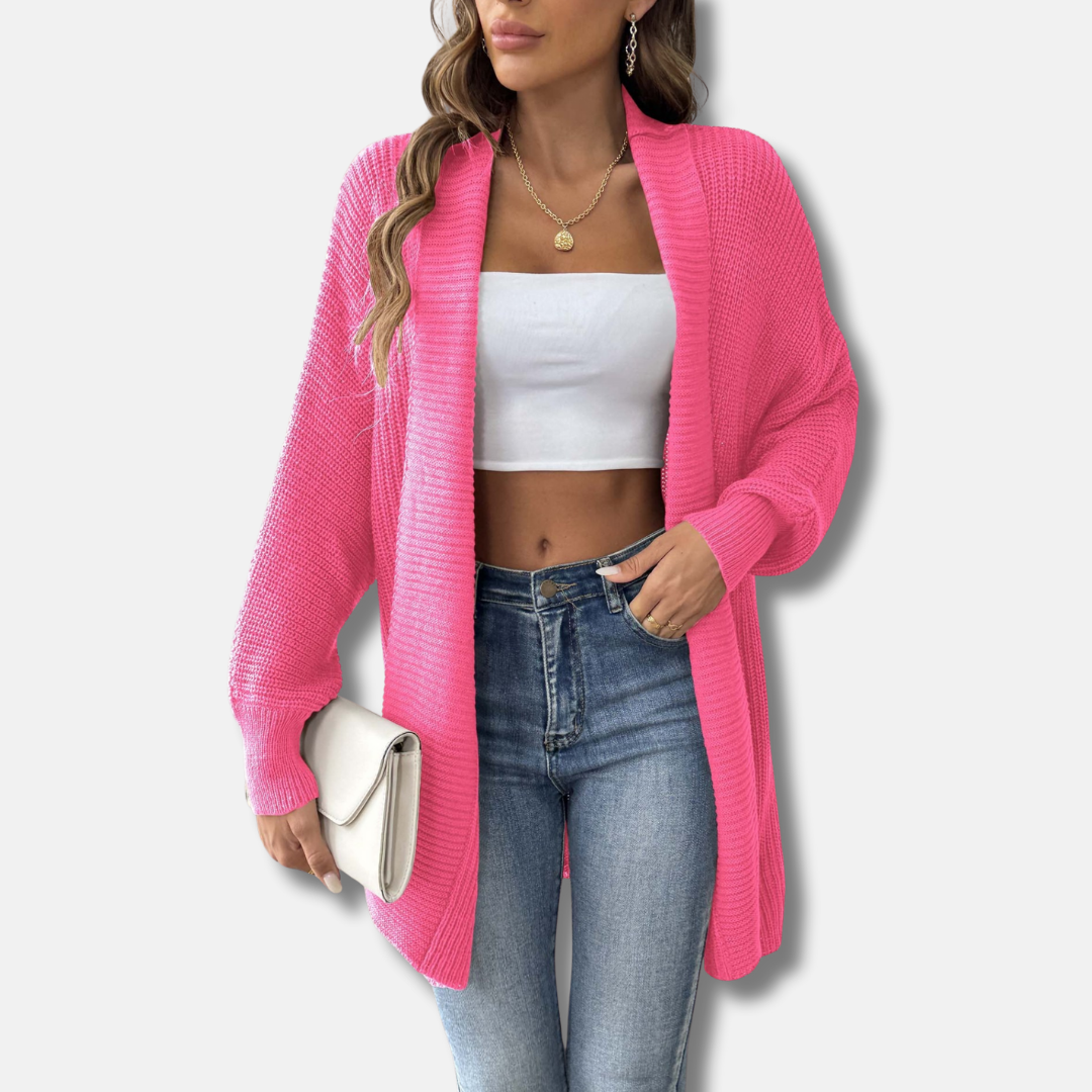 VogeLuxe | Gilet long en grosse maille pour femme 1