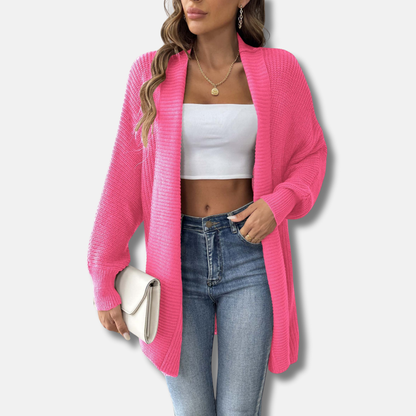 VogeLuxe | Gilet long en grosse maille pour femme 1