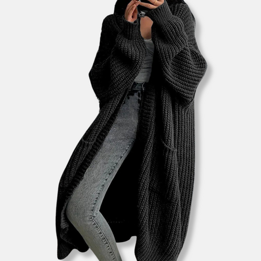 Gilet femme long et chaud hiver - PanierRoyale
